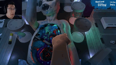 chocolateninjadonut:  I decided to gif the very first video I ever watched of Mark’s. Which is that one down there. EVERYTHING HATES ME!! | Surgeon Simulator 2013 Space Update (ALIEN SURGERY) #2 It feels like so long ago. Now look where we are. Thank