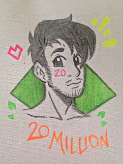 mintchocolatewitch:  🎊20 Million Subs for one Giggly Bitch🎉