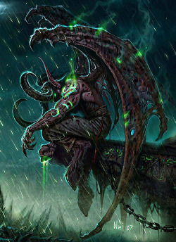 horns-and-claws:  » Illidan Stormrage, World of Warcraft - [Wei