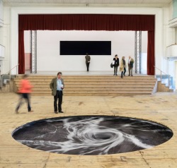 troq:  itscolossal:  Anish Kapoor’s Perpetual Black Water Whirlpool