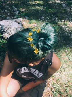 I fiori nei tuoi capelli sono pensieri del bosco.    Ed ora abbiamo