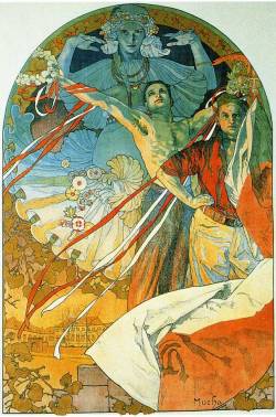 art4gays:  nouveau-art: 8th Sokol Festival, 1912, Alphonse MuchaSize: