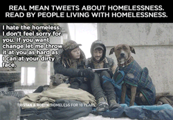 huffingtonpost:Homeless People Read Mean Tweets About Themselves