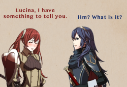What was Lucina even doing for two years?