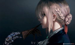 wlopwangling: Violet Evergarden 2 by wlop  4k wallpaper, original