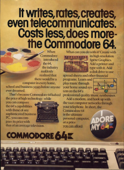 thedoteaters:  I adored my 64 (1983). #commodore #bitstory