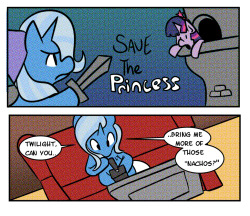 leadhooves:  fisherpon:  Save The Princess by fauxsquared   HNNGNGGN