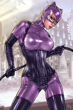 sexysexyart:    Catwoman Gh082c by Raffaele Marinetti   