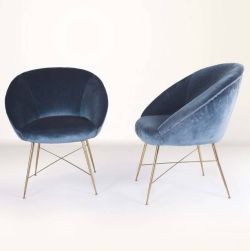 Silvio Cavatorta Brass-Based Lounge Chairs 1958