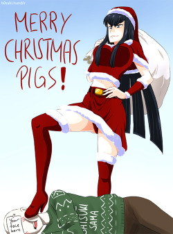 h0saki:  Merry Christmas fellow Satsuki fans! I wanna have a
