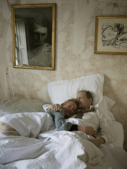 secretempires:  Timeless Cool: Kate Moss and Lucien Freud