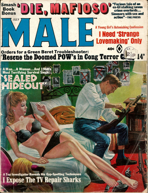 Male, Vol 18, No.7 (July 1968) From a charity shop in Nottingham.