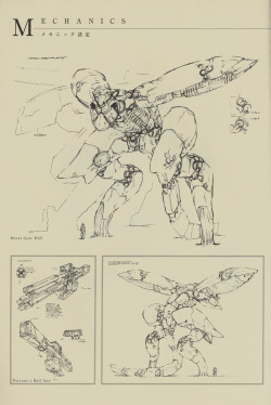 :  Metal Gear RAY concept art from “The Art of Metal Gear Solid