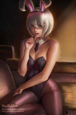 hoobamon: Battle Bunny Riven Support me on Patreon and get NSFW