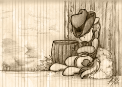 braeburn-corner:  bcpony:  It’s good ol’ Braeburn sleeping