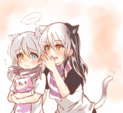 merryyy87:  Whispering snow cubs. :) (Mei from Nox!)