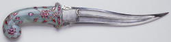 art-of-swords:  Khanjar DaggerCulture: IndianMedium: steel, white