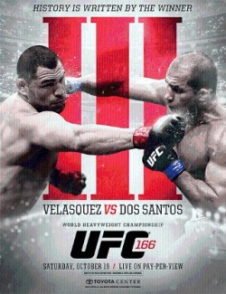     I’m watching UFC 166: Velasquez vs. Dos Santos   