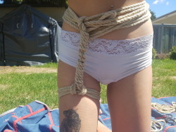 missybratt:  Some rope practice outside today. Loving the weather.