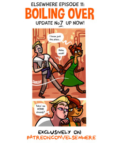 The 7th update of BOILING OVER is now up on Patreon. This one