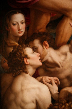 Detail from Agnolo Bronzino’s Descent of Christ Into Limbo.