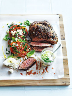 gastronomicgoodies:Char-Grilled Lamb Shoulder with Tomato and
