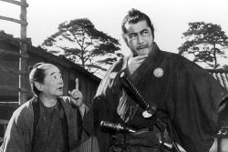 deebott:  st1mu11:   Toshiro Mifune . Japanese actor   Someone