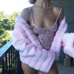 coquettefashion:  Pink Gold Glitter Heart Bodysuit 