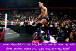 wrestlingssexconfessions:  I never thought I’d say this, but