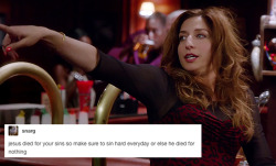 devilsonyourheels:  B99 + Text Post 