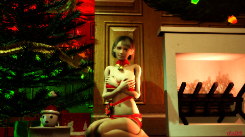 Santaâ€™s been good to you this year.Click Picture for Full ResolutionNote: requested by @darthxelleon. Sheâ€™s not exactly under the Christmas tree but itâ€™s close enough. Same goes for the ribbons, rescaled them from Lord Aardvarkâ€™s Nyotengu model