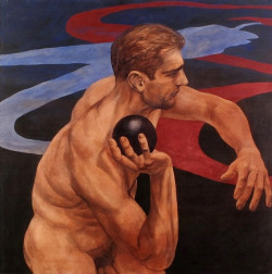 bobbygio:  Georgiy Guryanov. Russian 1961-2013. acrylic canvas.Thrower.