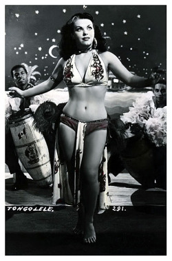 burleskateer: Tongolele      (aka. Yolanda Montes Farrington) She was born in Spokane, Washington on January 3rd, 1932.. And began dancing professionally at the age of 15.. Early in her burlesque career, she became a sensation with audiences in Mexico.