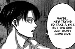 snk-parodies:  Levi just being… well Levi 