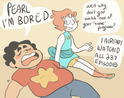 mushroomstairs:  i like drawing little comics of the gems doing