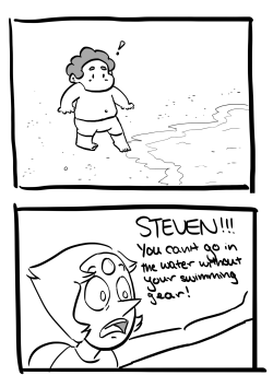 awkgrace:  Baby Steven at the beach~ 