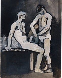 artfreyparis:  Erotic Fantasies, by Keith Vaughan, 1940.   