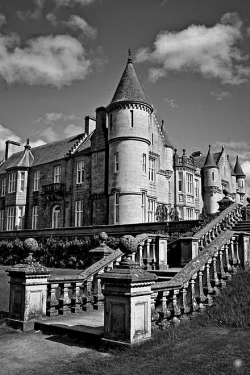 beautifulgreyscale:  Source | Edits Balmoral Castle, Scotland
