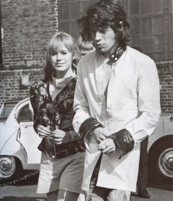 modbrother:Mick Jagger and Marianne Faithfull, 1967.