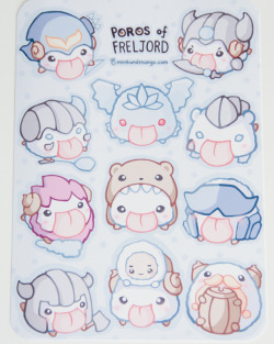 minkandmango:  Poros of Freljord stickers! 