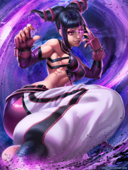 sefuart:  Street Fighter 4 version of Juri for Compte13 I don’t