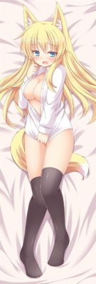 ecchiallaround:  Some more cute wolf/fox girls for your morning