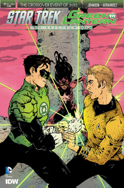 idwcomics:  Star Trek/ Green Lantern: The Spectrum War #2 Cover