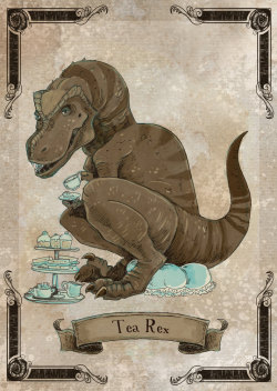 sosuperawesome:  Steampunk dinosaurs by theGorgonist on Etsy