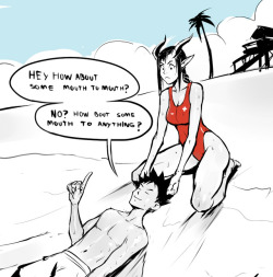 xizrax: and shes saving Brock from Pokemon (he wasn’t drowning