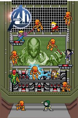 marvelentertainment:  Get a look at this awesome 8-bit variant