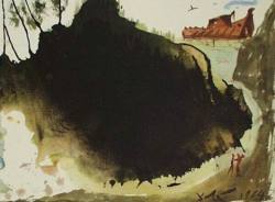 artist-dali:Aquae diluvii super terram (Genesis 6:17), 1964,