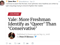 w0wls:  I love how they think queer is the opposite to conservative.