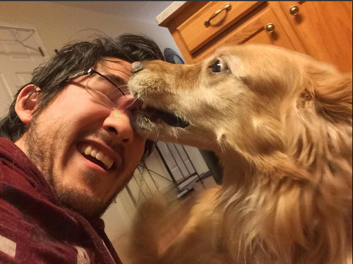 inyoursocks:  everyone should love dogs as much as Markiplier does