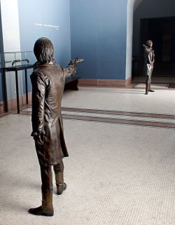 public-digiturgy:  Hamilton Today:These two life-size bronze